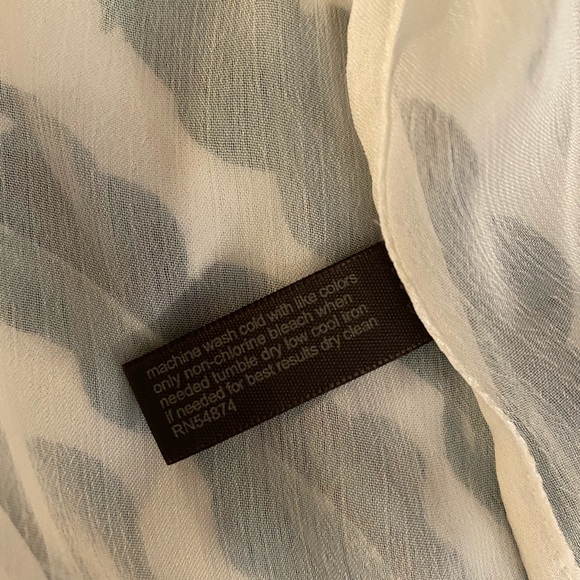 The Limited Sheer Ruffled Blouse - Picture 10 of 10